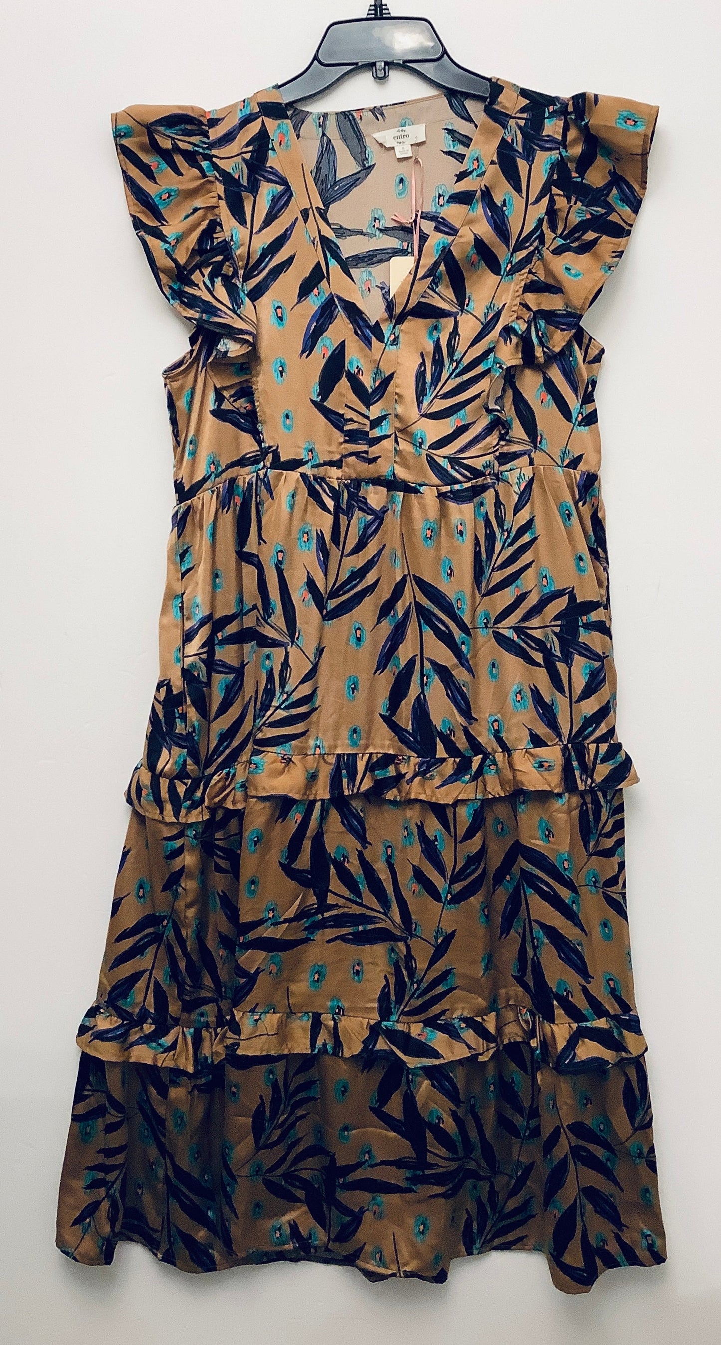 Dress Casual Maxi By Entro In Tan, Size: S