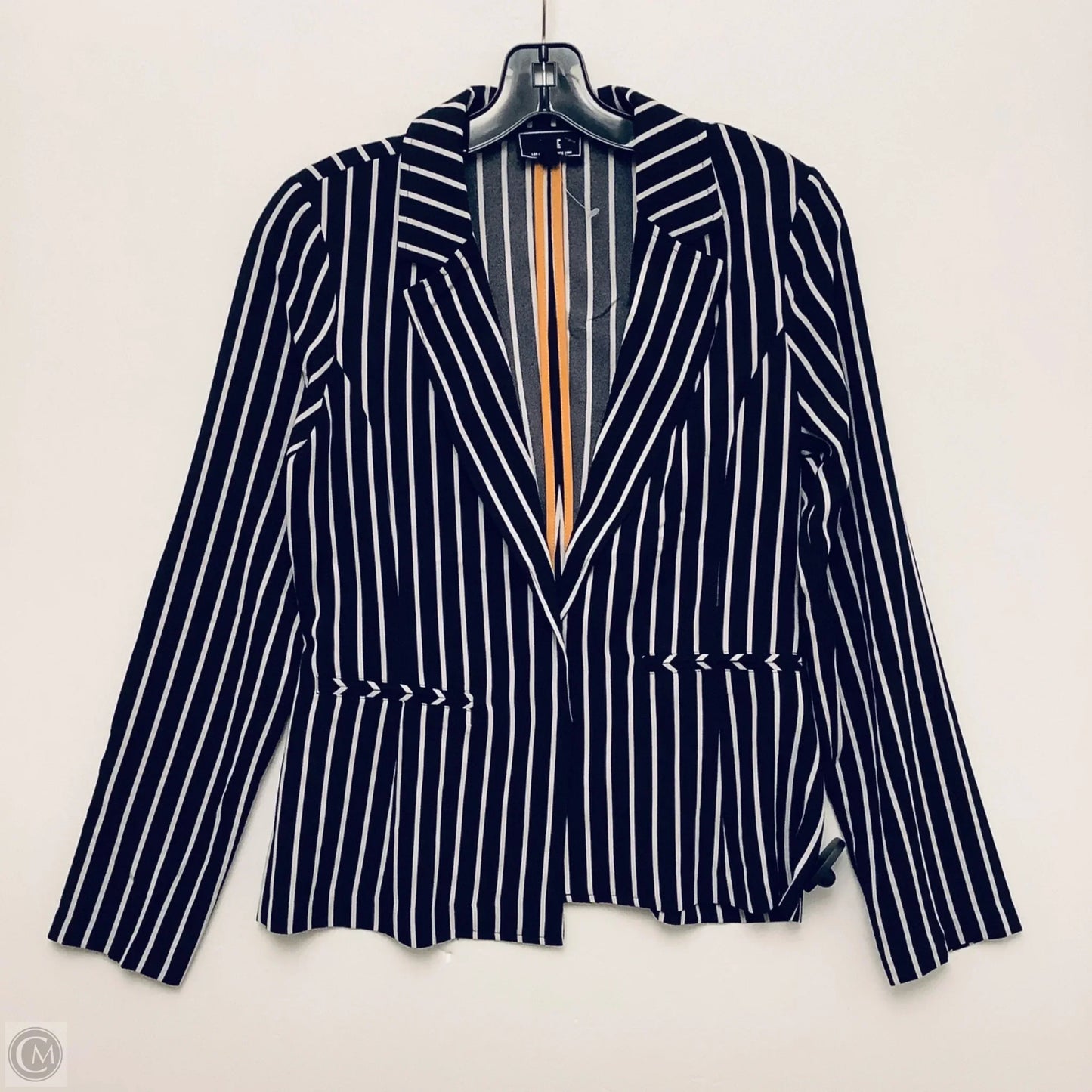 Blazer By Cme In Striped Pattern, Size: S