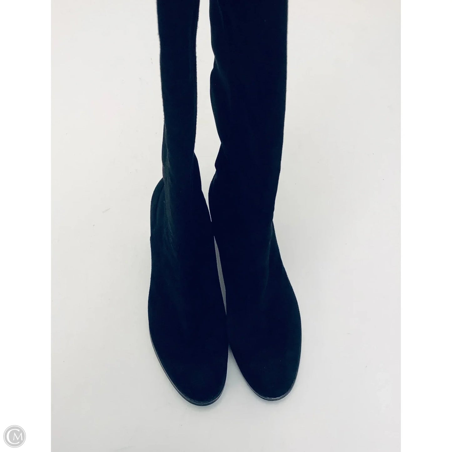 Boots Designer By Stuart Weitzman In Black, Size: 5.5