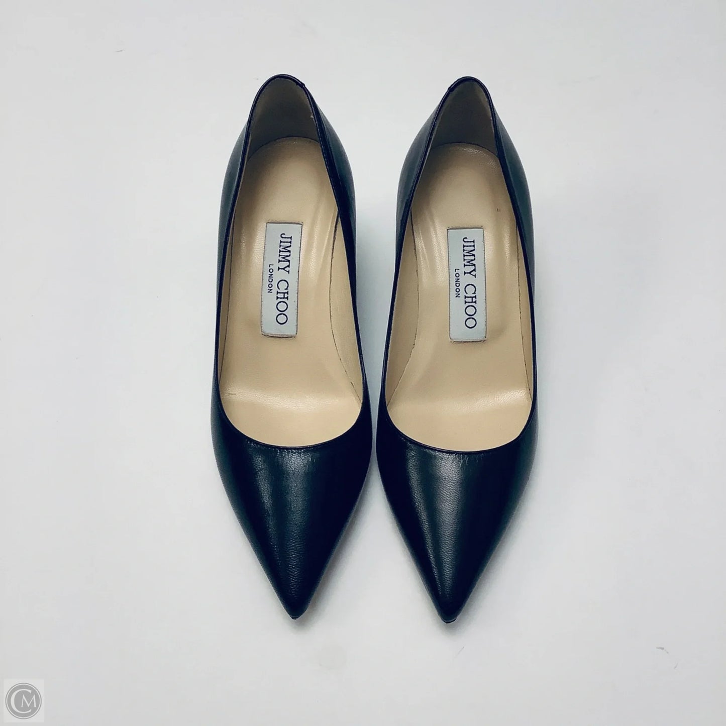 Shoes Luxury Designer By Jimmy Choo In Black, Size: 5