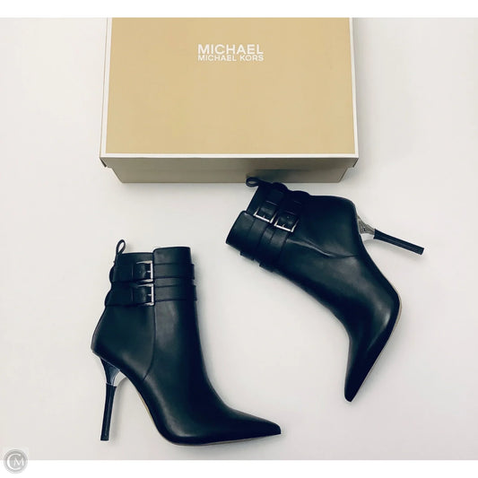 Boots Designer By Michael Kors In Black, Size: 10