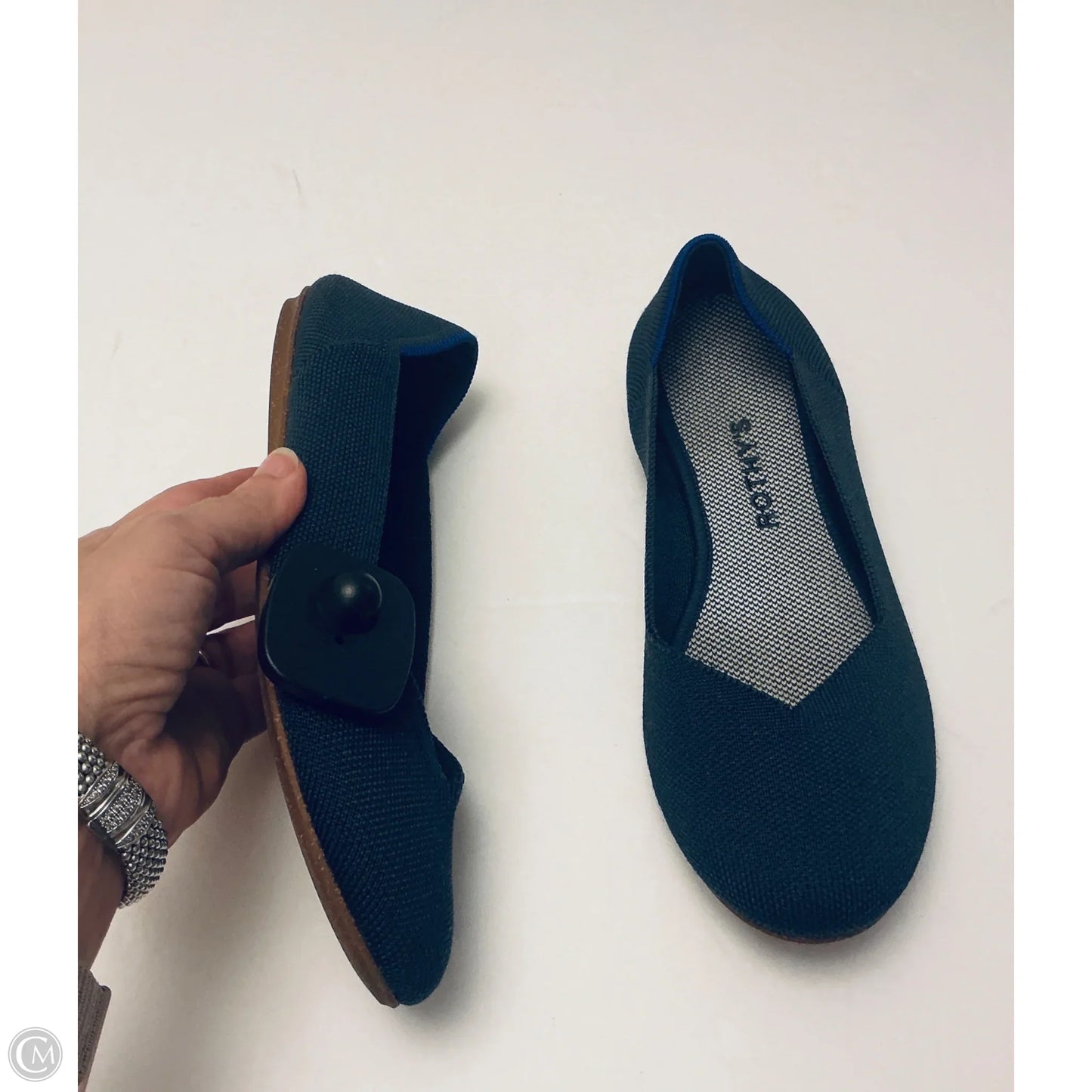 Shoes Flats By Rothys In Navy, Size: 8.5