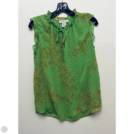 Top Sleeveless By Rachel Zoe In Green, Size: M