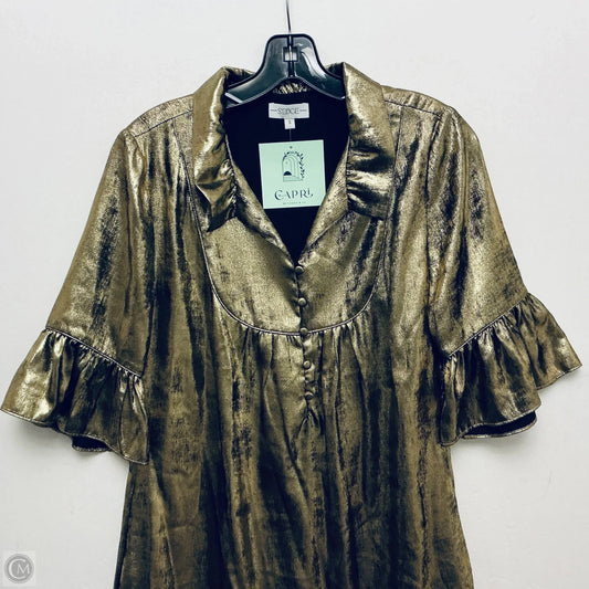 Dress Party Short By S’edge In Gold, Size: S