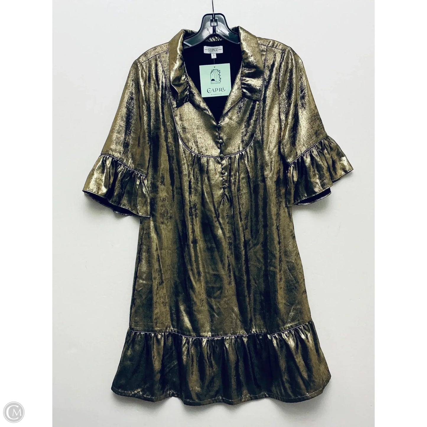 Dress Party Short By S’edge In Gold, Size: S