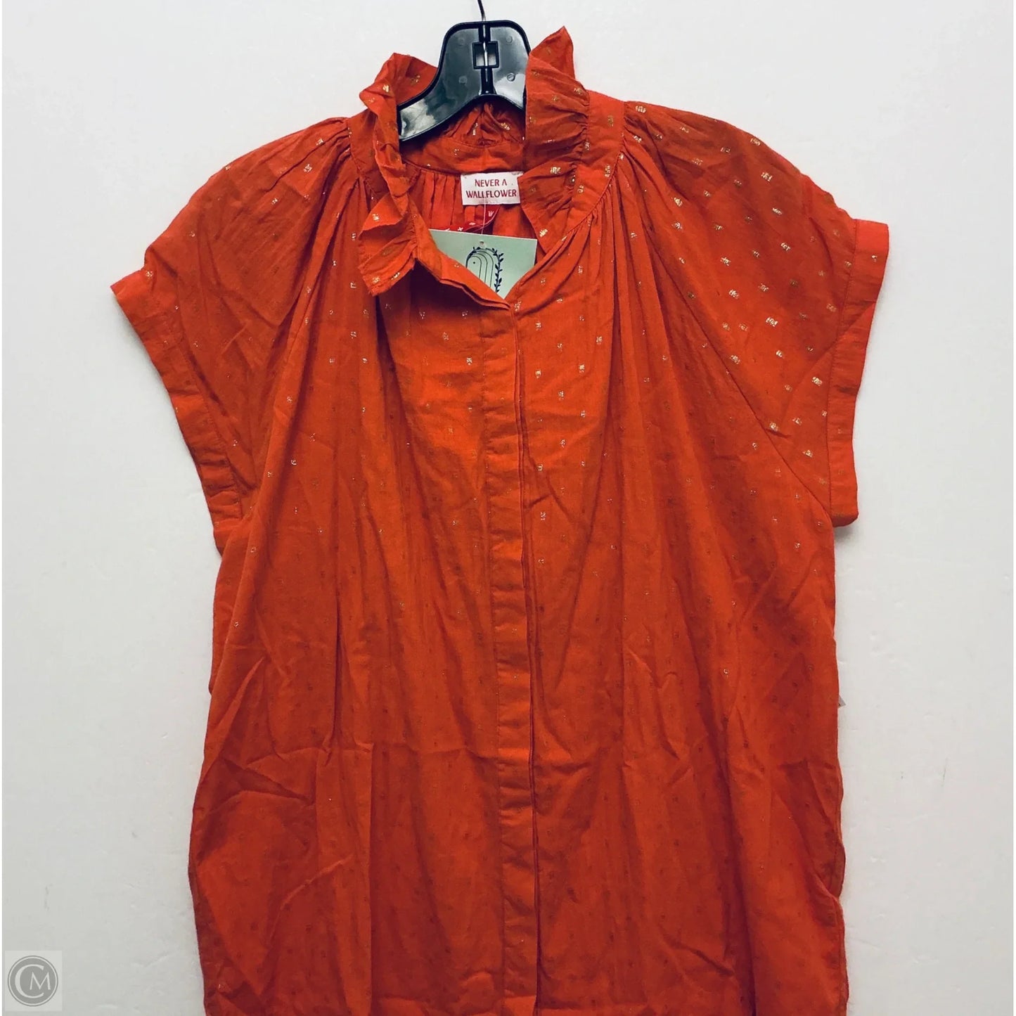 Dress Casual Short By Never a Wallflower In Orange, Size: Xs