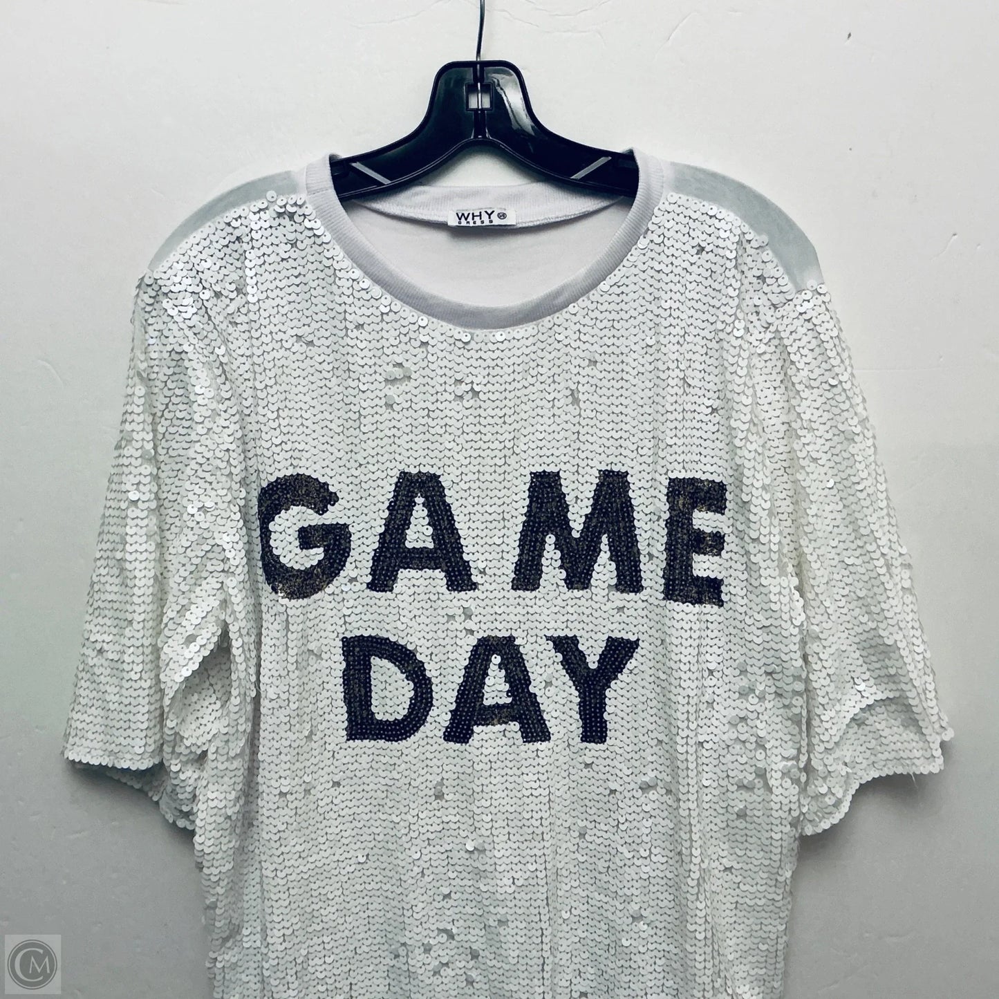 Dress Casual Short By Why Dress In White, Size: Osfm