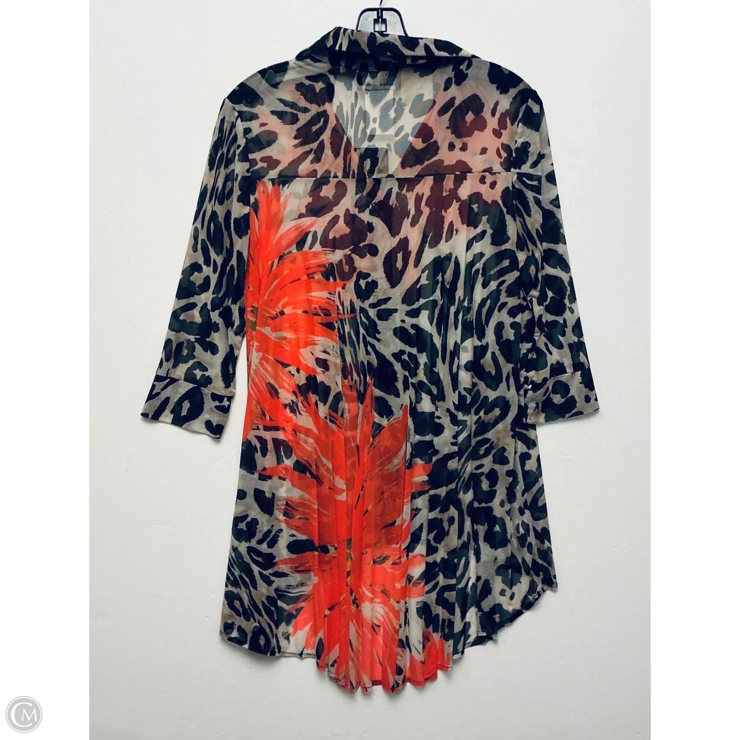 Top Long Sleeve By Frank Lyman In Animal Print, Size: 2
