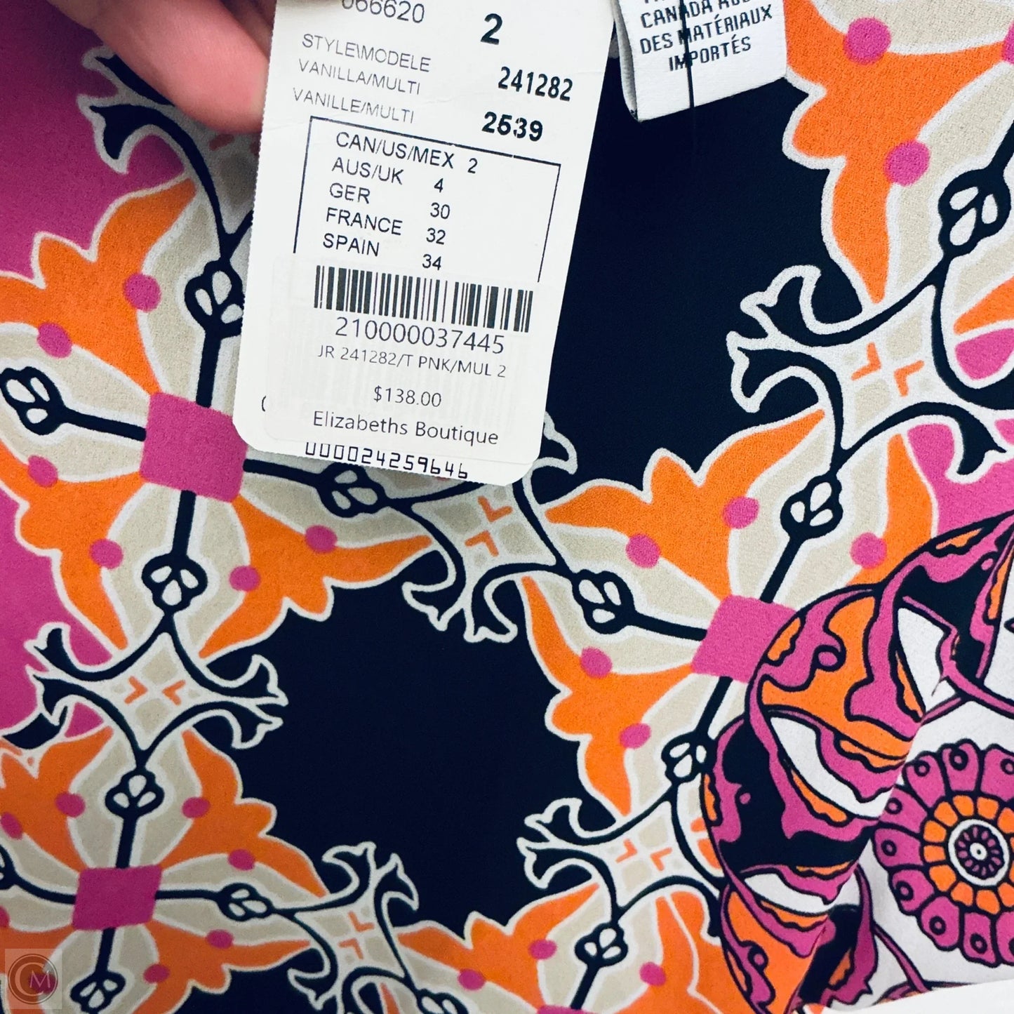 Top Short Sleeve By Joseph Ribkoff In Pink, Size: 2