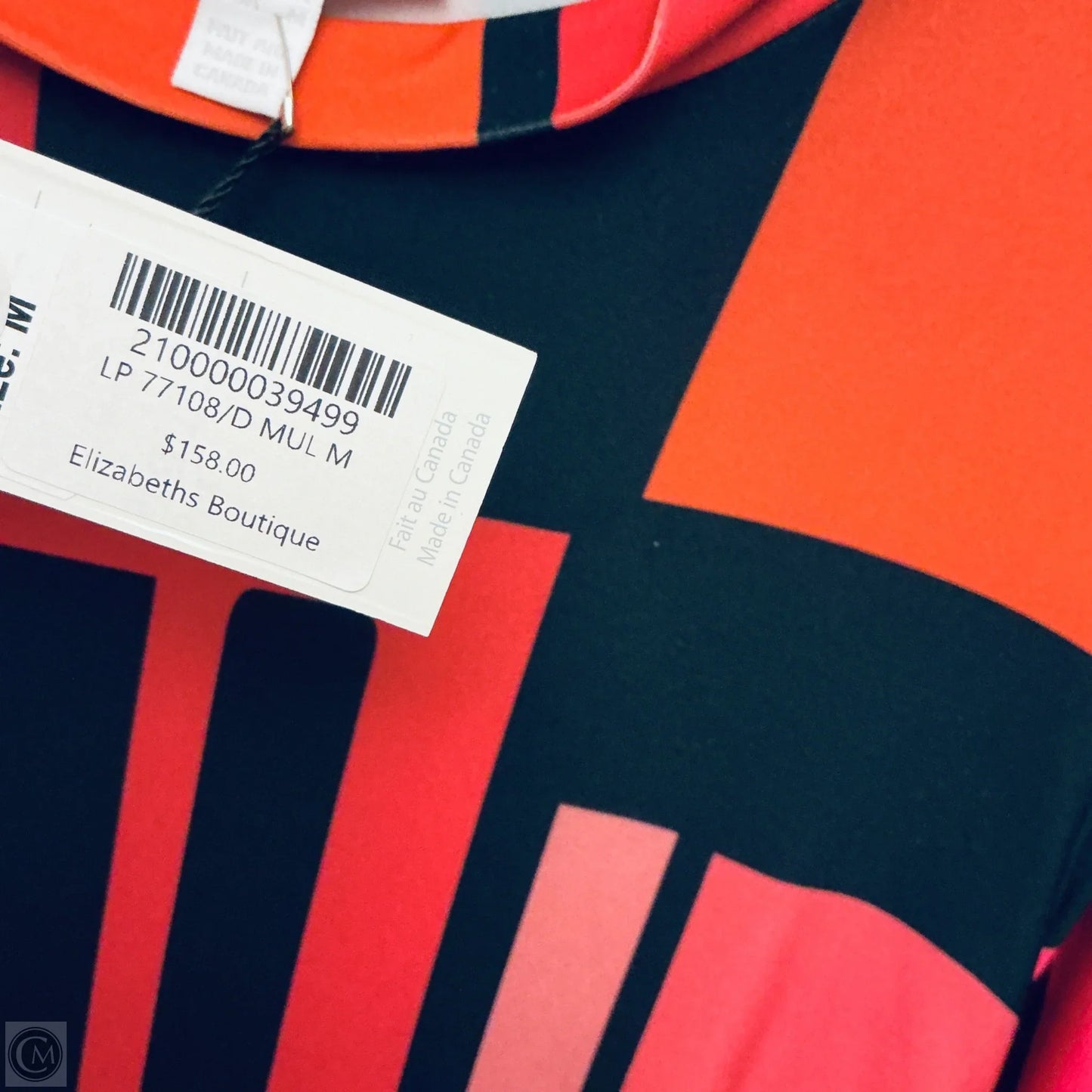 Top Sleeveless By Cmb In Multi-colored, Size: M