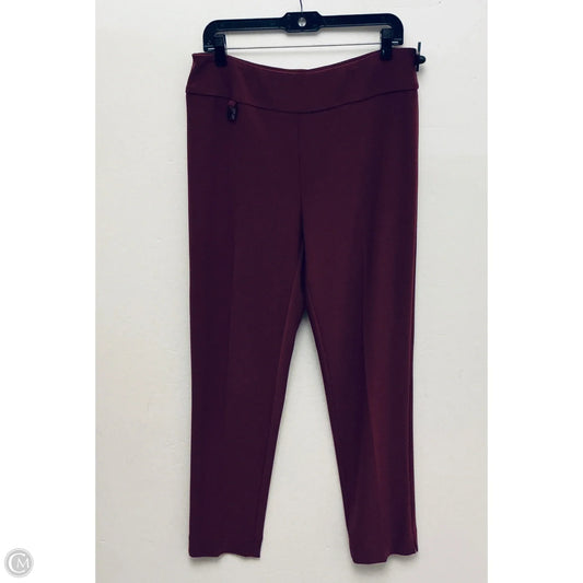 Pants Dress By Joseph Ribkoff In Maroon, Size: 14