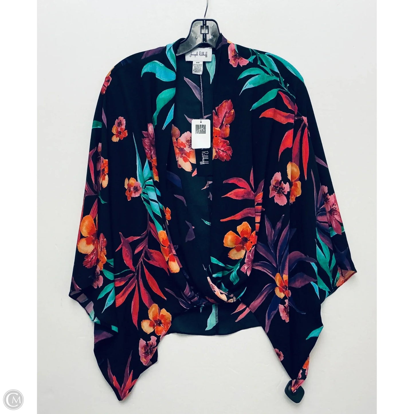 Top Long Sleeve By Joseph Ribkoff In Floral Print, Size: M