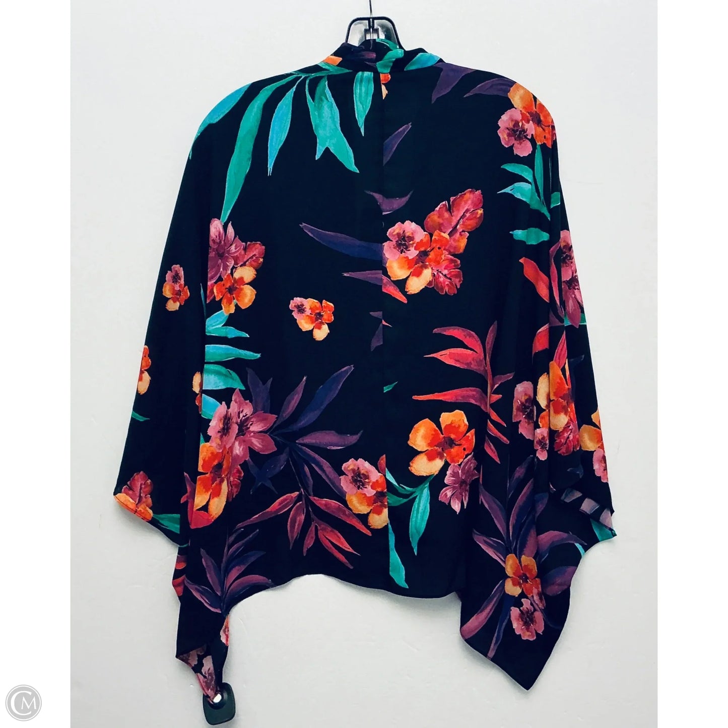 Top Long Sleeve By Joseph Ribkoff In Floral Print, Size: M