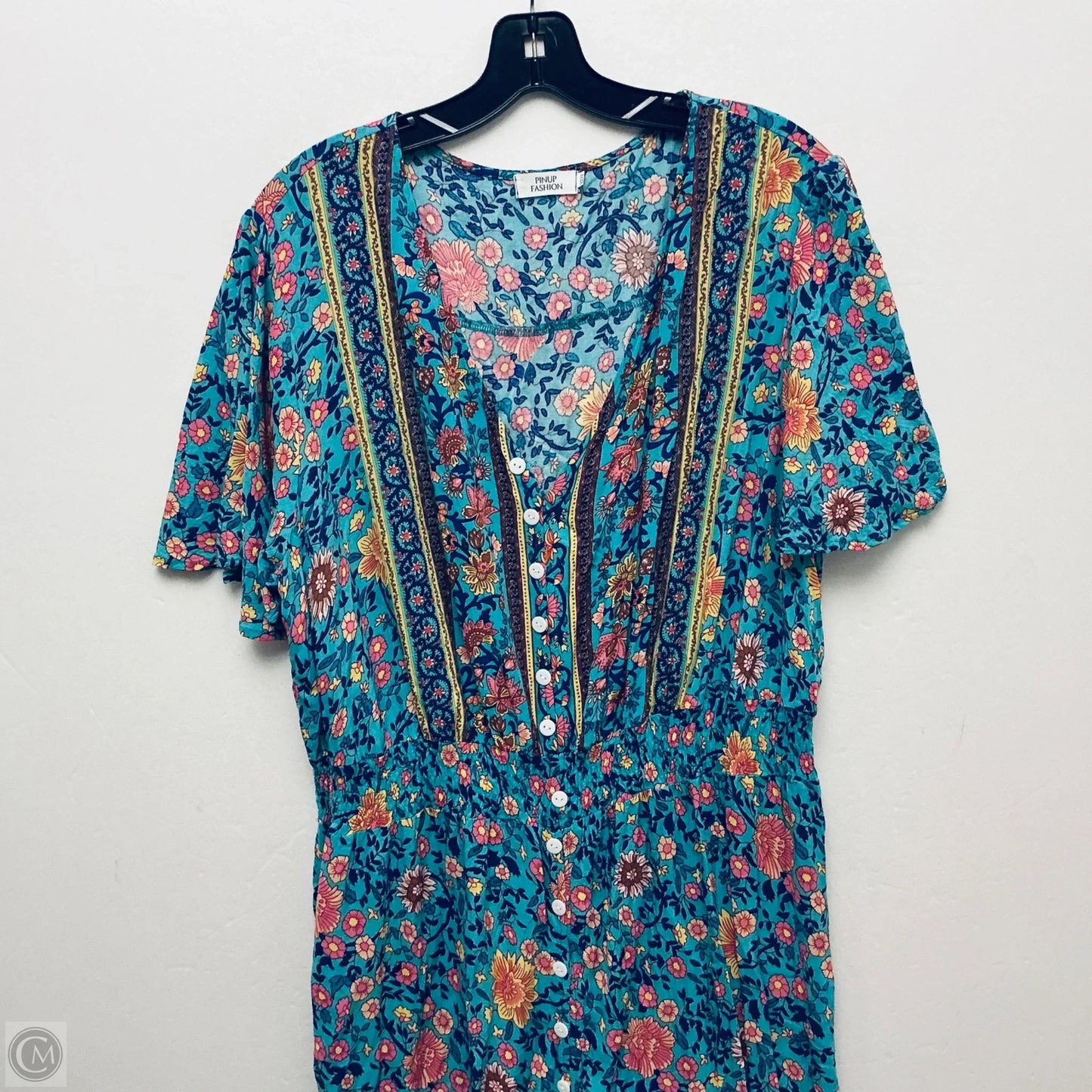 Dress Casual Maxi By Cme In Blue, Size: 2x