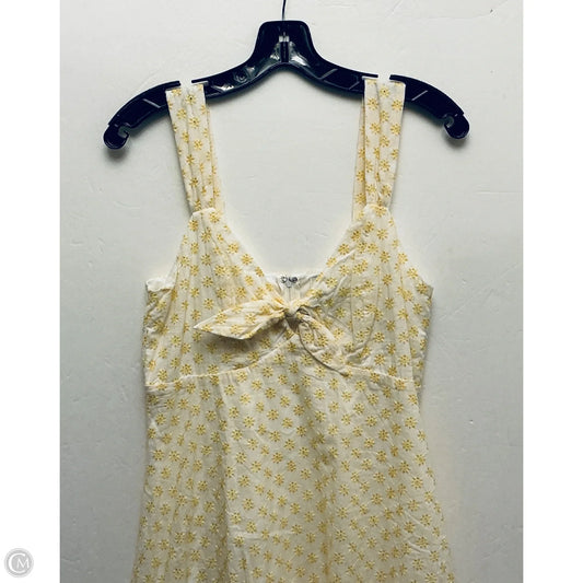 Dress Casual Short By Blue Rain In Yellow, Size: M