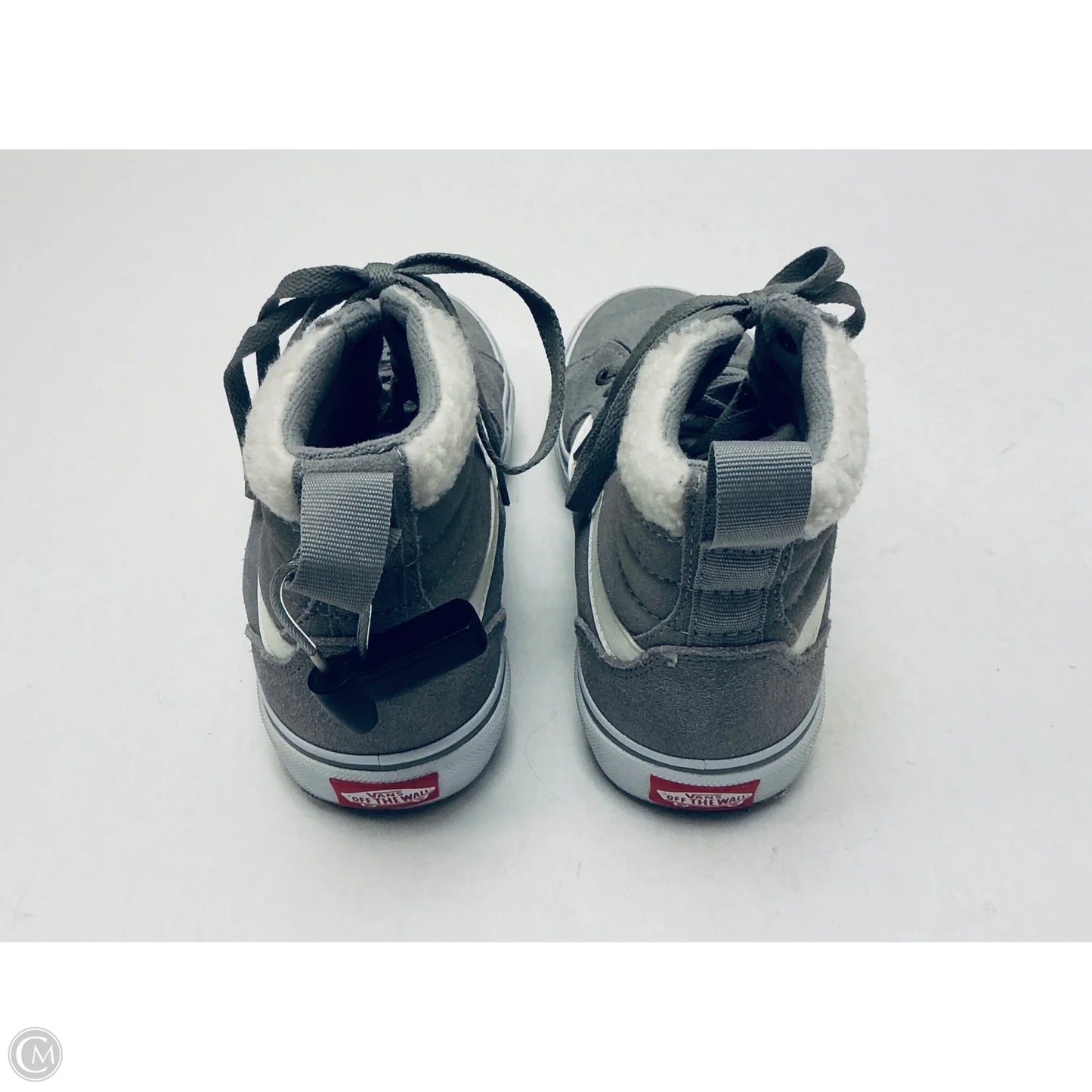 Shoes Flats By Vans In Grey, Size: 6.5