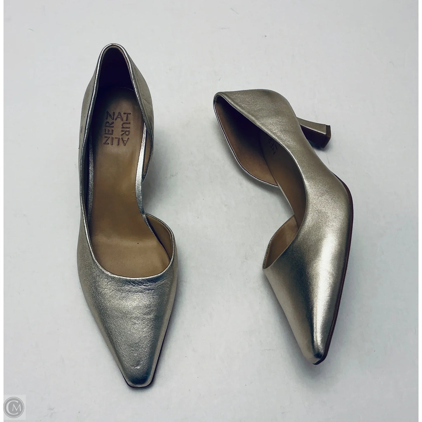 Shoes Heels Kitten By Naturalizer In Gold, Size: 9.5