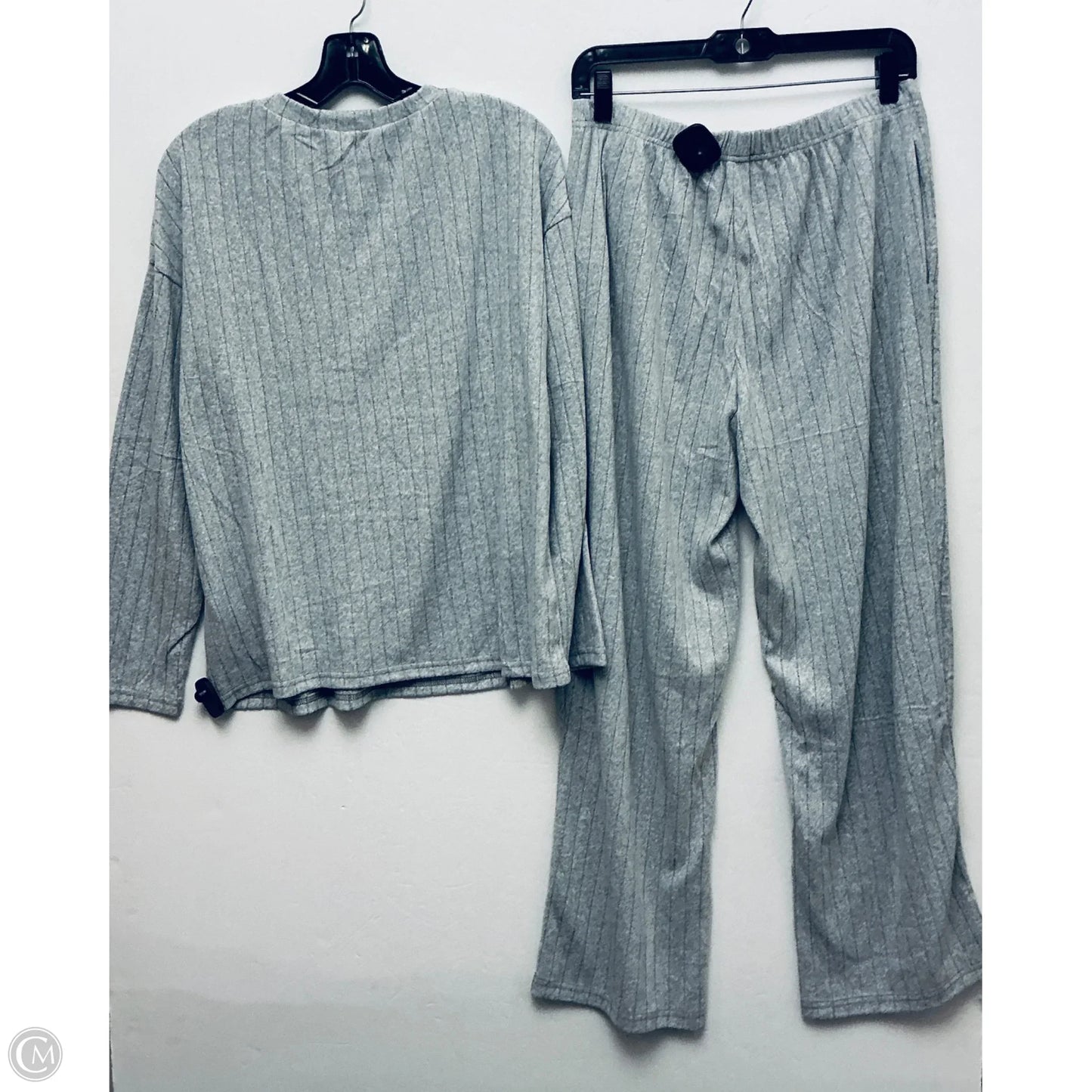 Lounge Set Pants By Ekouaer In Grey, Size: L
