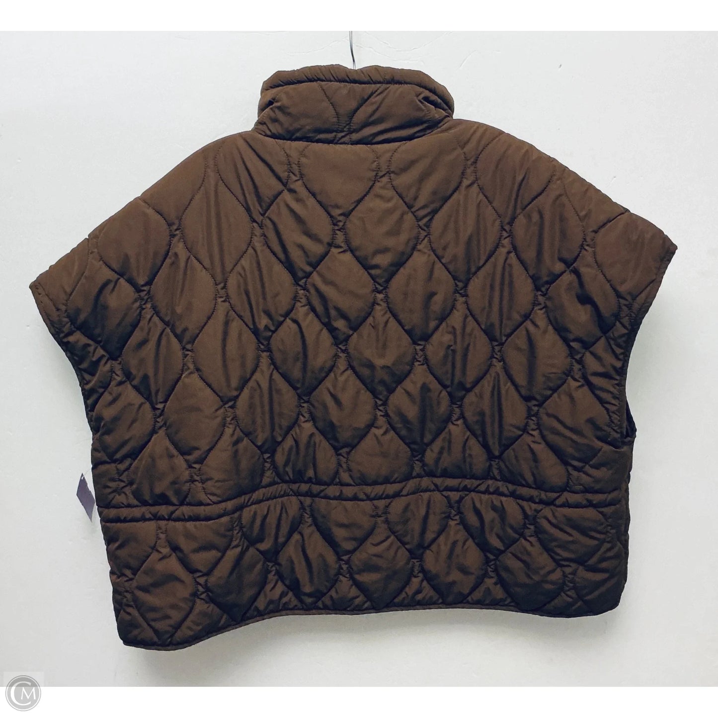 Vest Puffer & Quilted By Marc New York In Brown, Size: Xl
