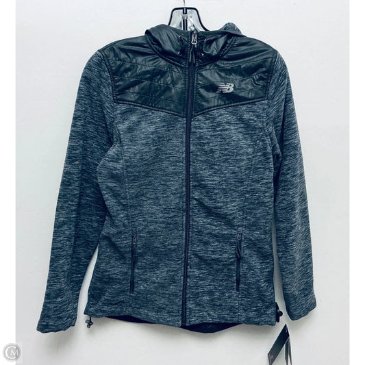 Athletic Jacket By New Balance In Grey, Size: M
