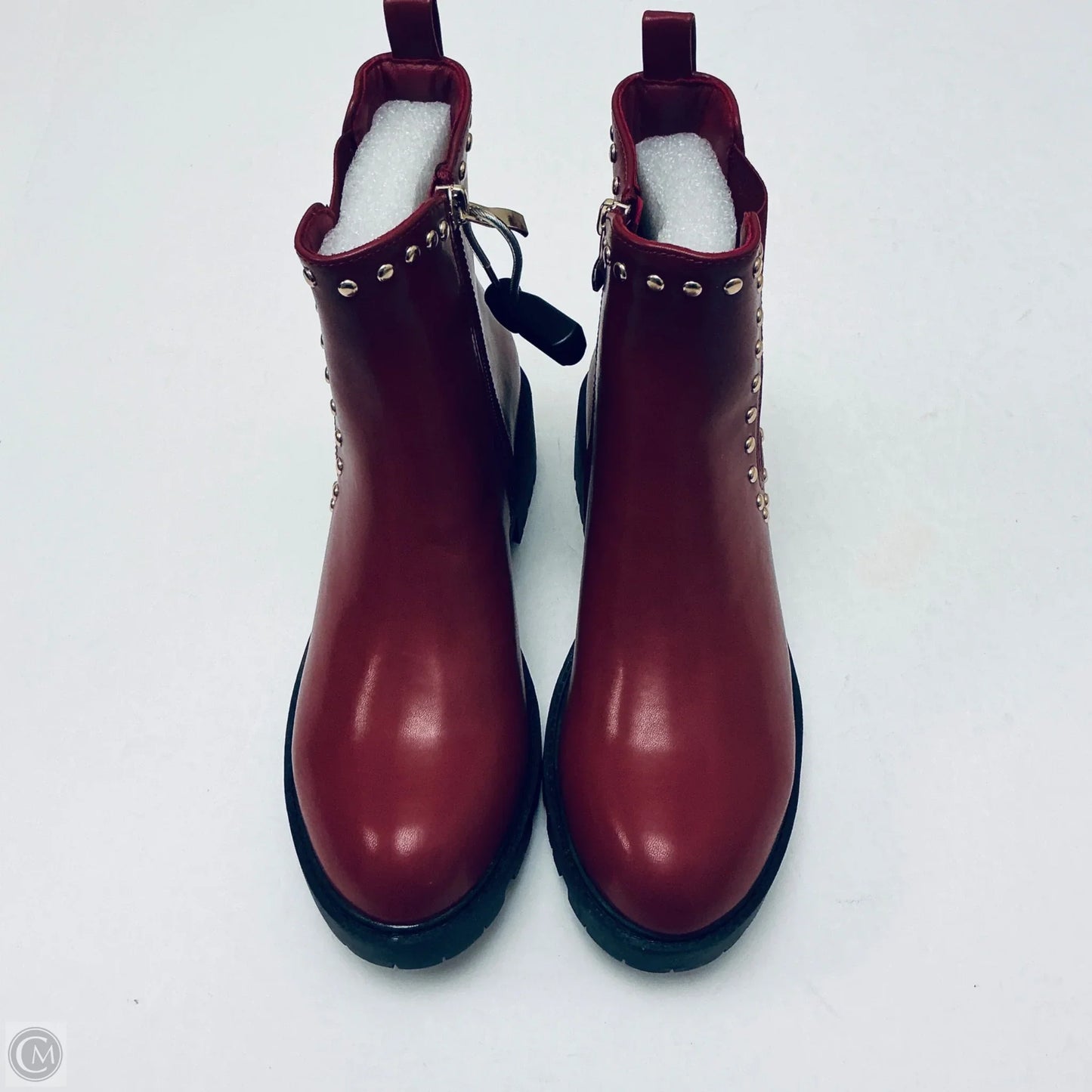 Boots Ankle Flats By Cme In Red, Size: 7