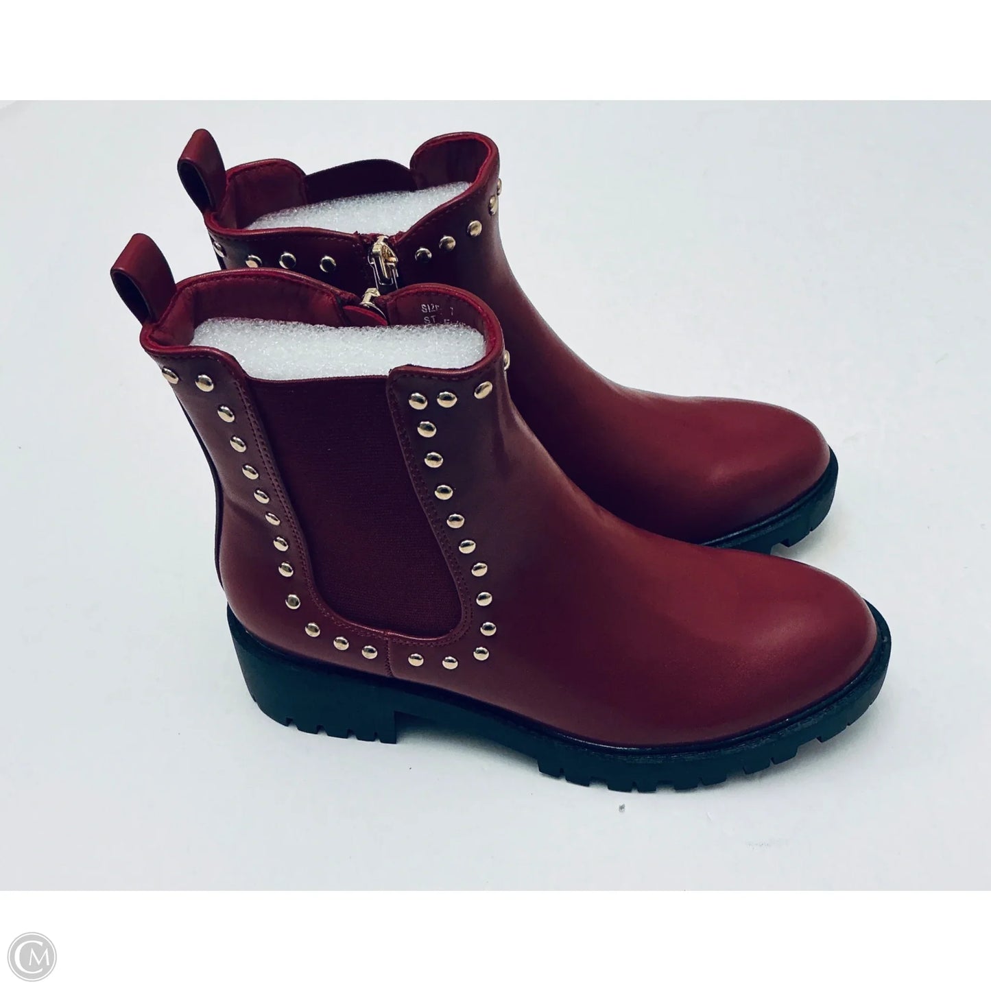 Boots Ankle Flats By Cme In Red, Size: 7