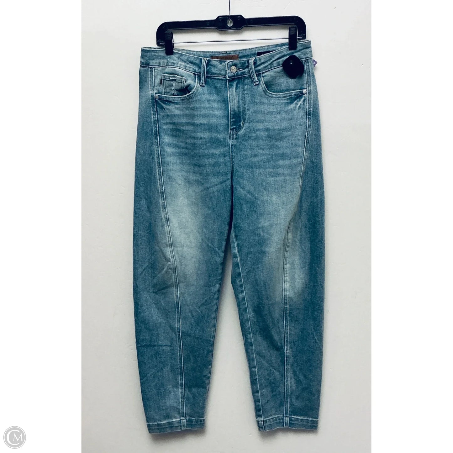 Jeans Wide Leg By Judy Blue In Blue Denim, Size: 8