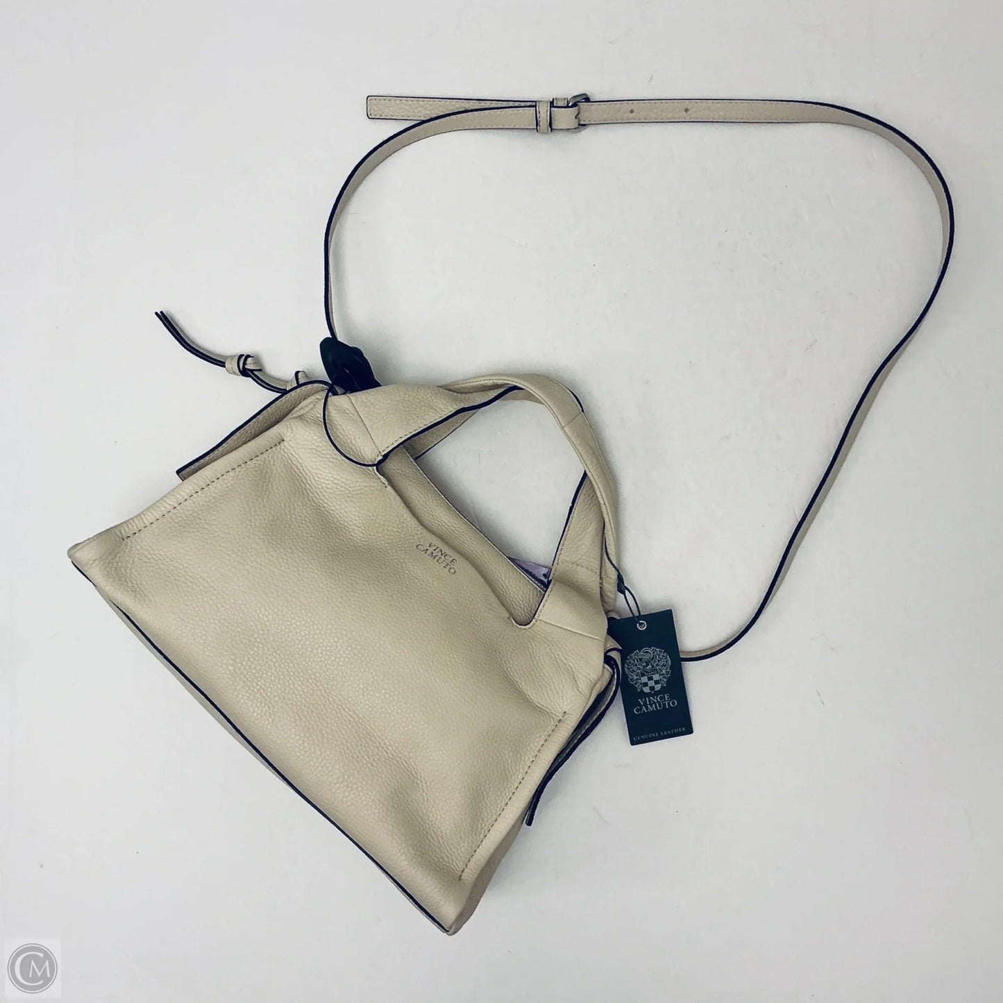 Handbag Leather By Vince Camuto, Size: Large