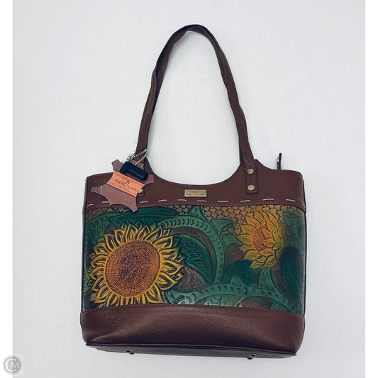 Handbag Leather By Cmc, Size: Medium