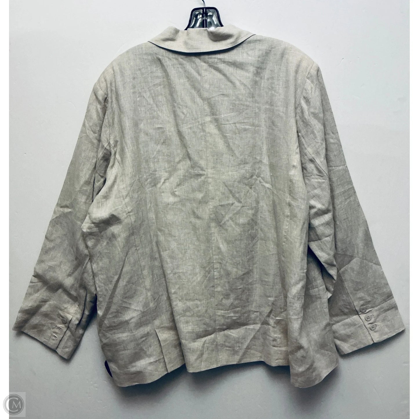 Blazer By Dg2 In Cream, Size: 3x