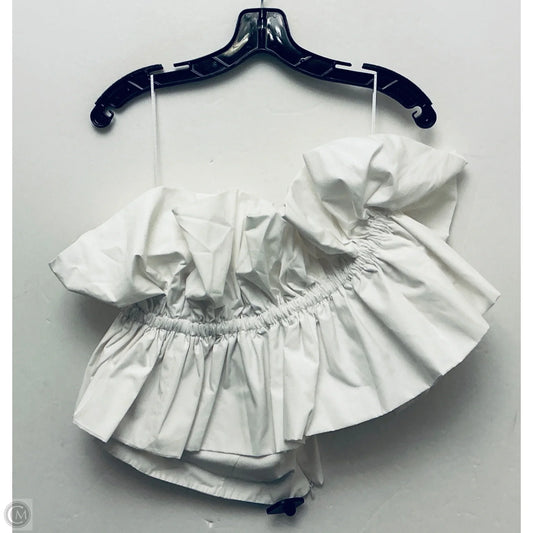 Top Sleeveless By Zara In White, Size: S