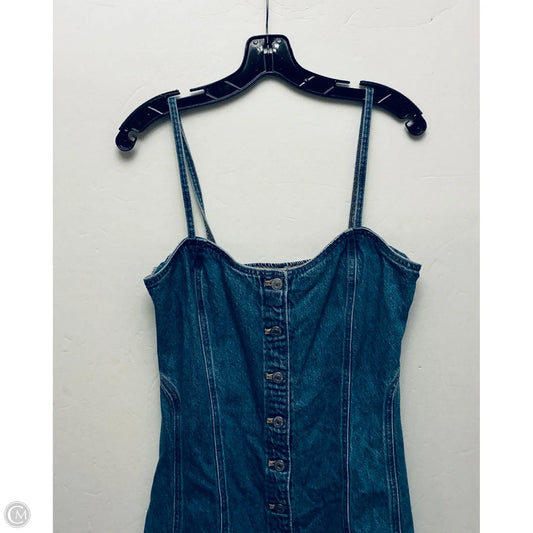 Dress Casual Short By Levis In Blue Denim, Size: L