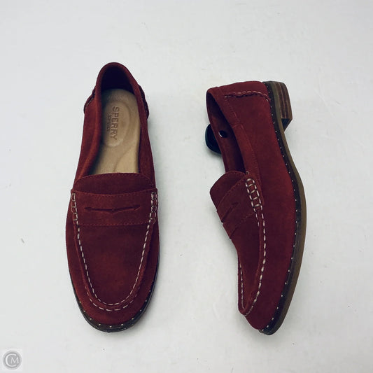 Shoes Flats By Sperry In Red, Size: 8.5