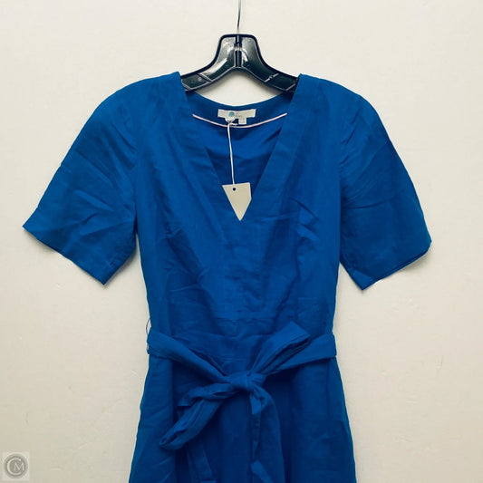 Dress Casual Midi By Boden In Blue, Size: 4
