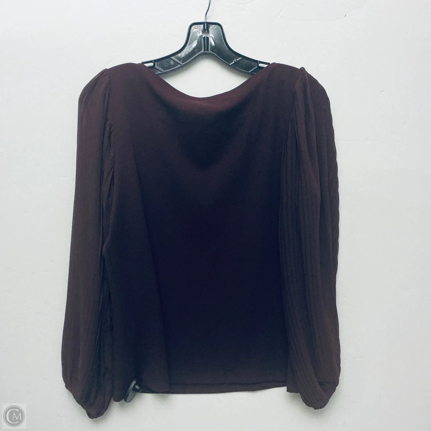Top Long Sleeve By Ann Taylor In Purple, Size: M