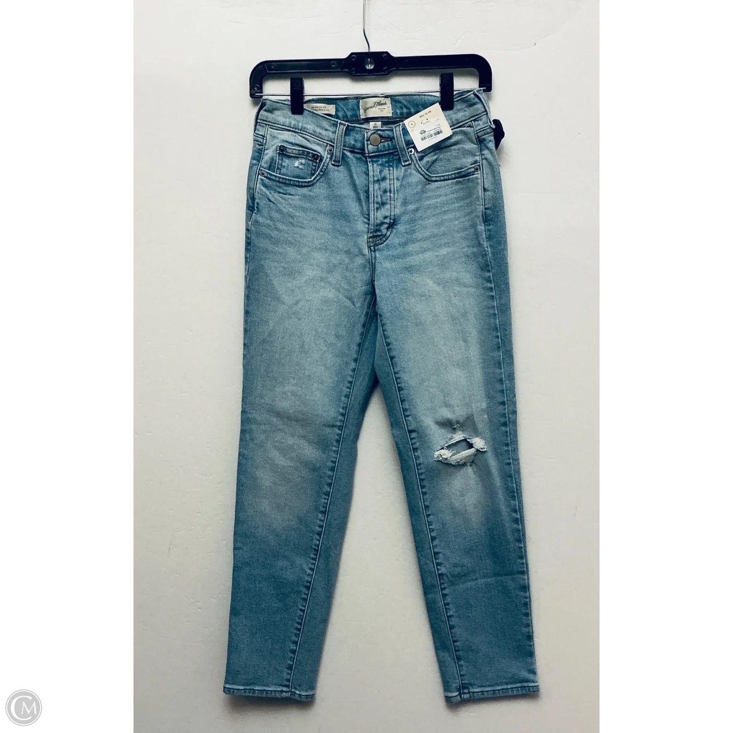 Jeans Straight By Universal Thread In Blue Denim, Size: 4