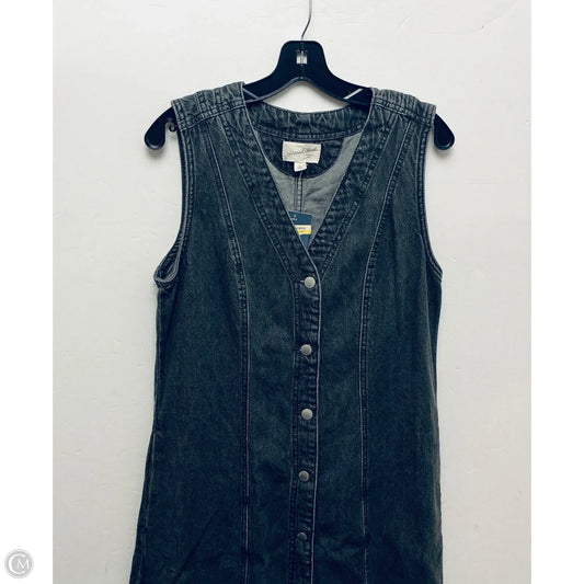 Dress Casual Maxi By Universal Thread In Black Denim, Size: L