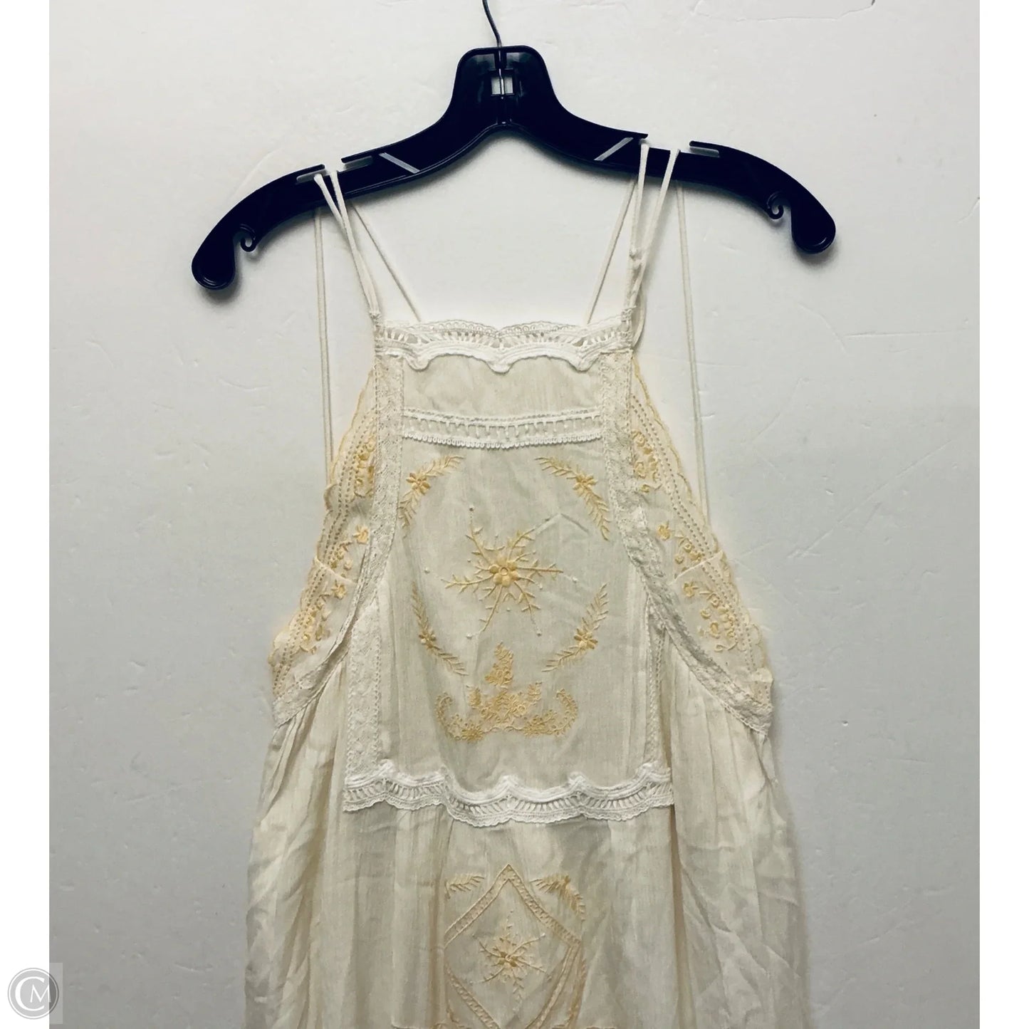 Dress Casual Maxi By Cme In Cream, Size: M