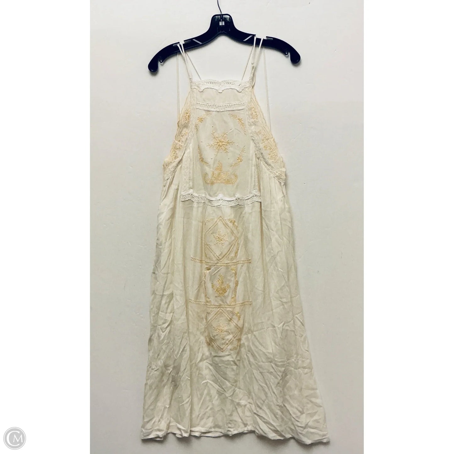 Dress Casual Maxi By Cme In Cream, Size: M