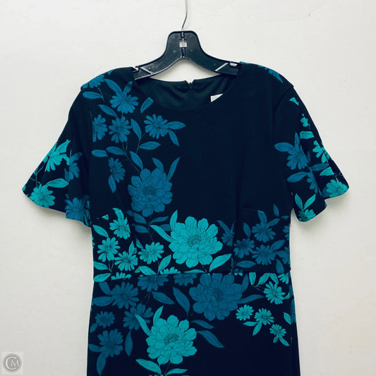 Dress Casual Short By London Times In Floral Print, Size: L