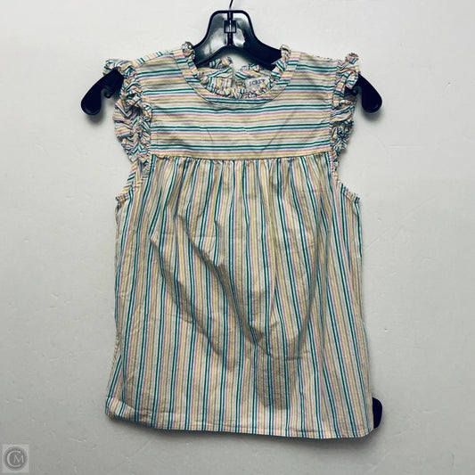Top Sleeveless By J. Crew In Multi-colored, Size: Xs