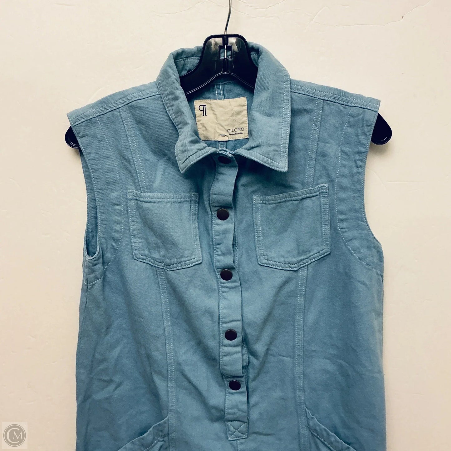 Romper By Pilcro In Blue, Size: Xs