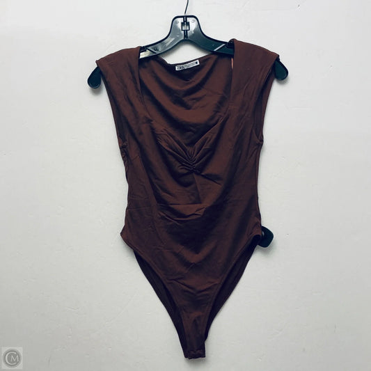 Bodysuit By Zara In Brown, Size: M