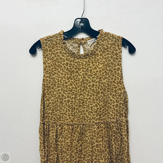 Dress Casual Short By Clothes Mentor In Animal Print, Size: L