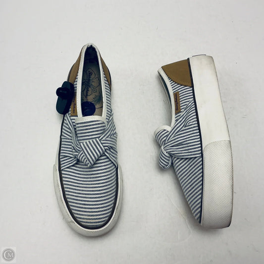 Shoes Flats By Tommy Bahama In Striped Pattern, Size: 8.5