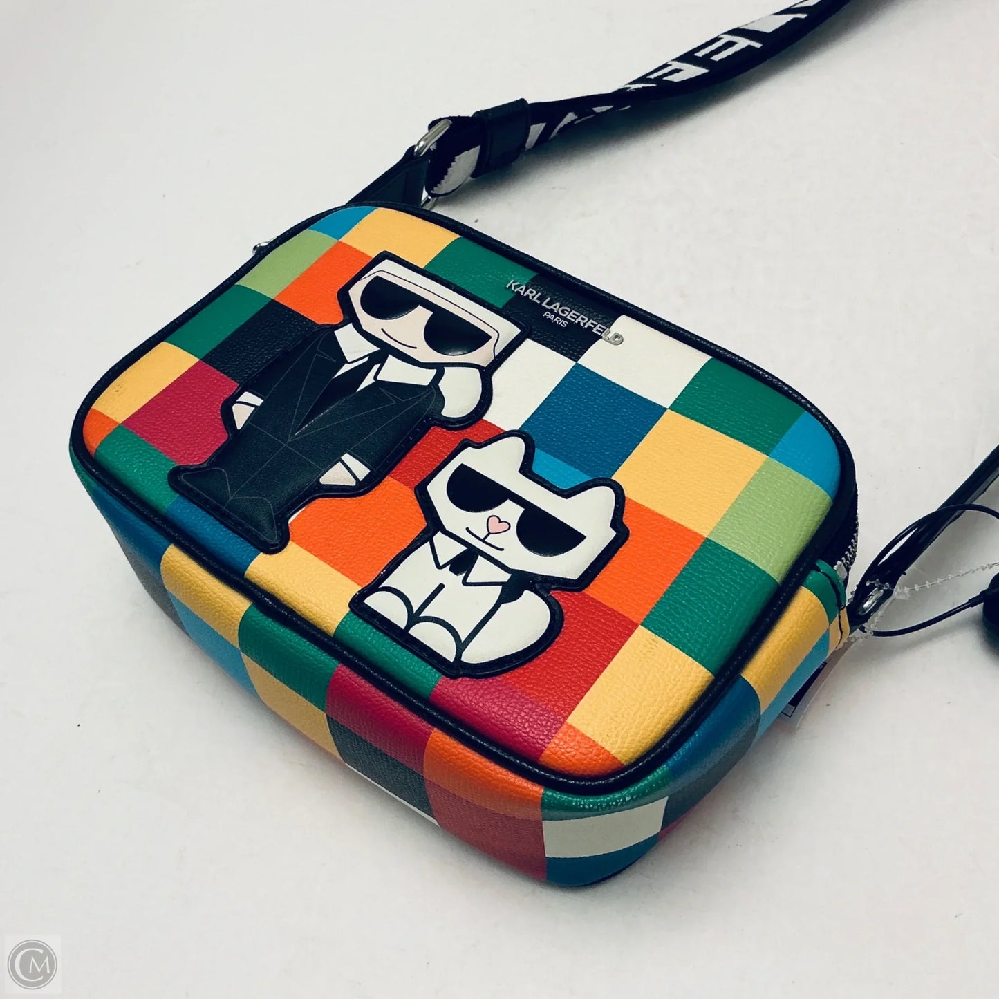 Crossbody Designer By Karl Lagerfeld, Size: Medium