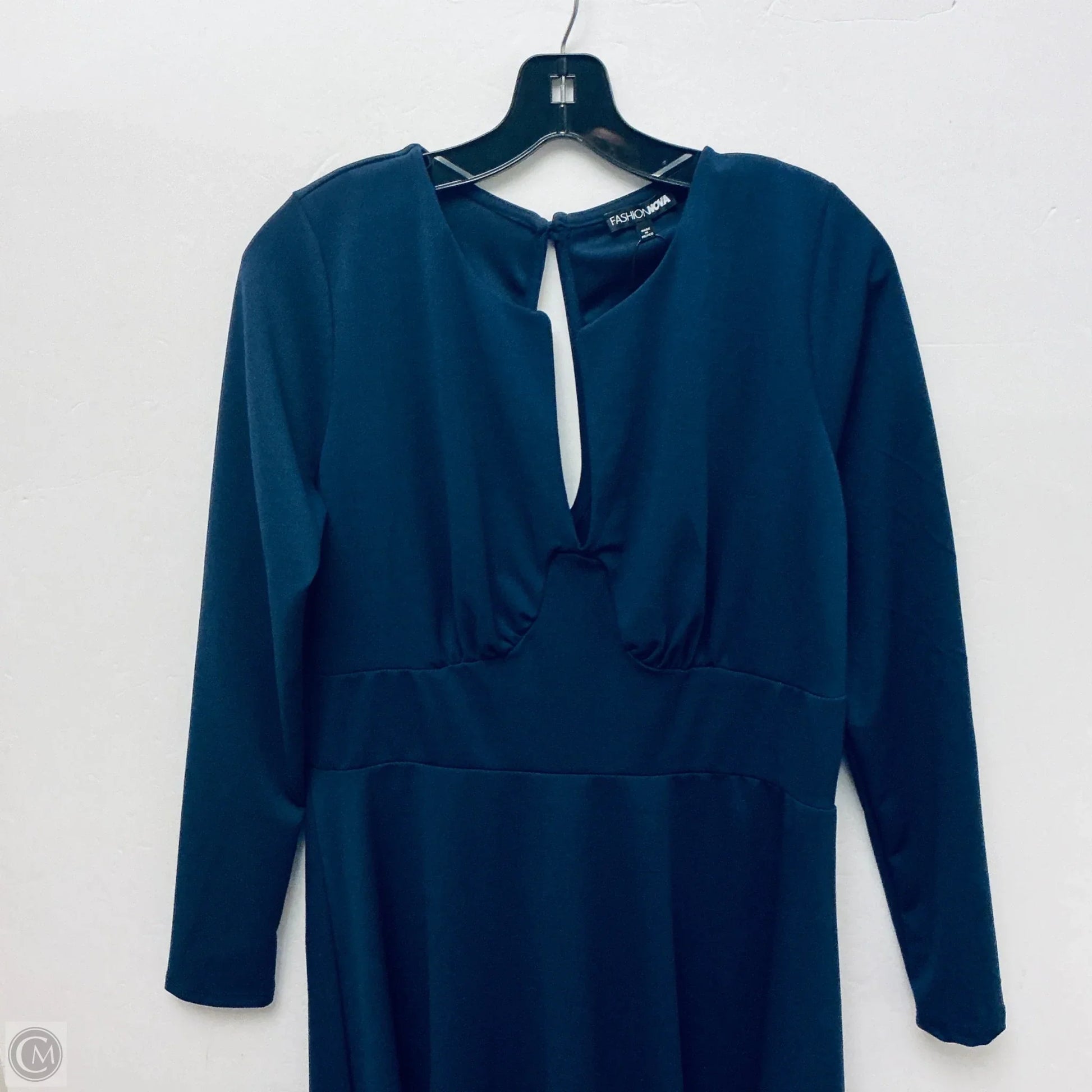 Dress Casual Midi By Fashion Nova In Navy, Size: 1x Dress Casual Midi By Fashion Nova In Navy, Size: 1x
