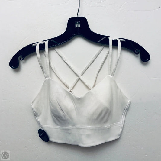 Athletic Bra By Lululemon In White, Size: M