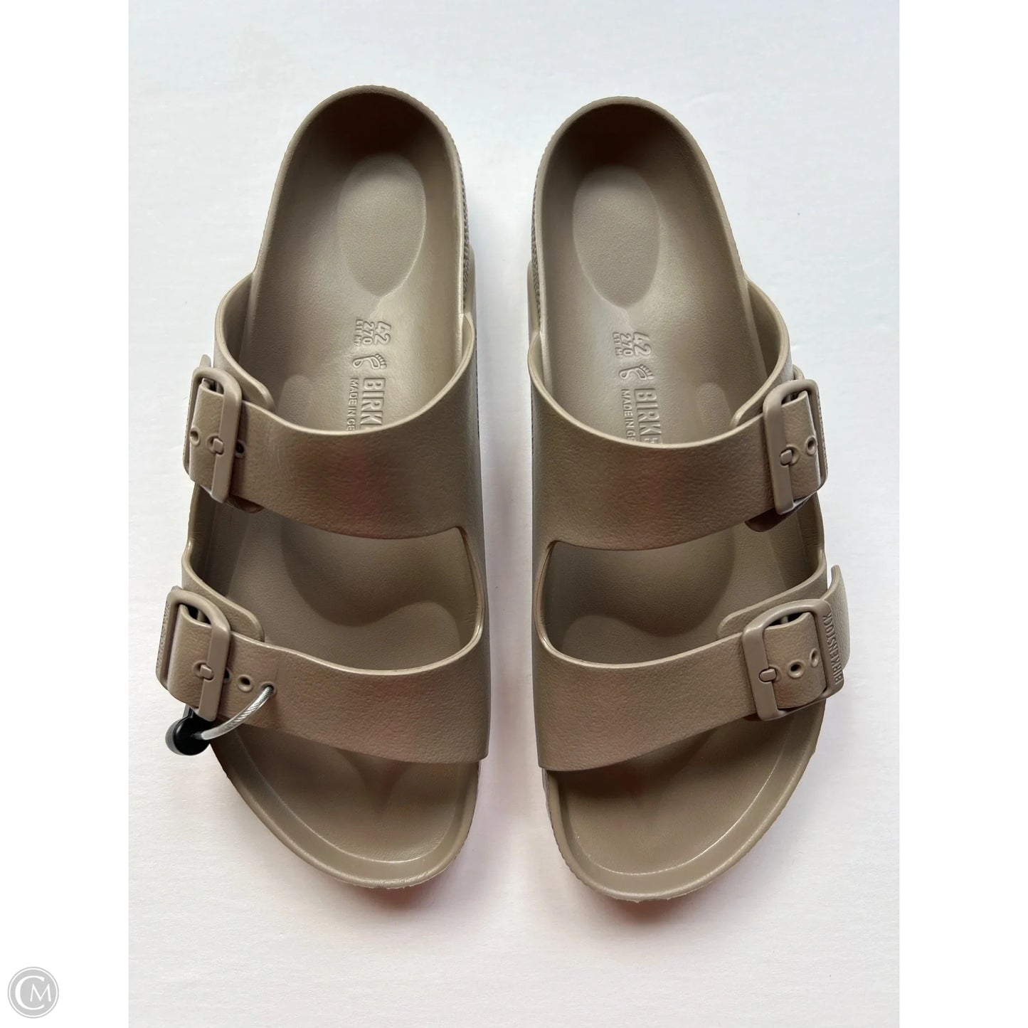 Sandals Flats By Birkenstock In Taupe, Size: 11