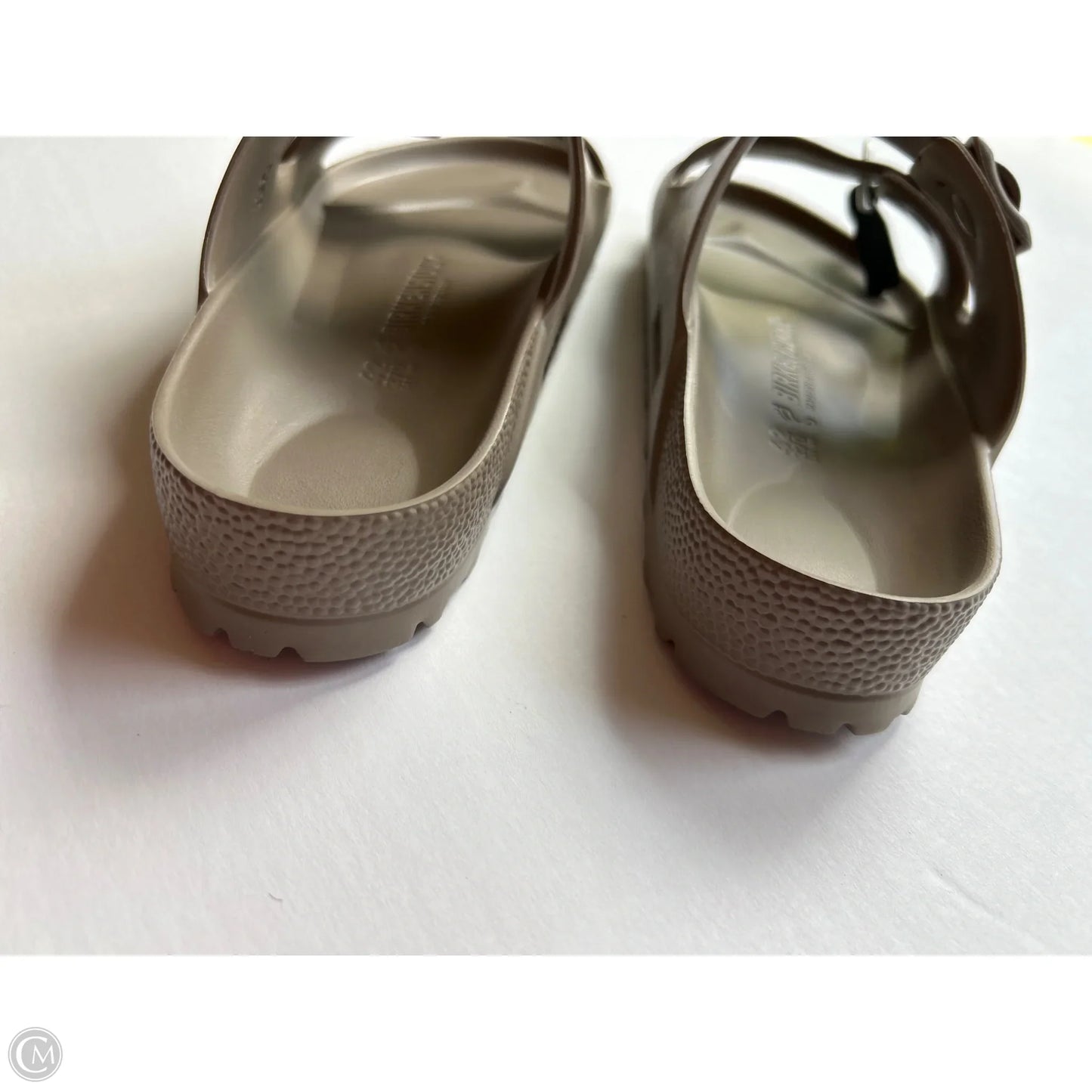Sandals Flats By Birkenstock In Taupe, Size: 11